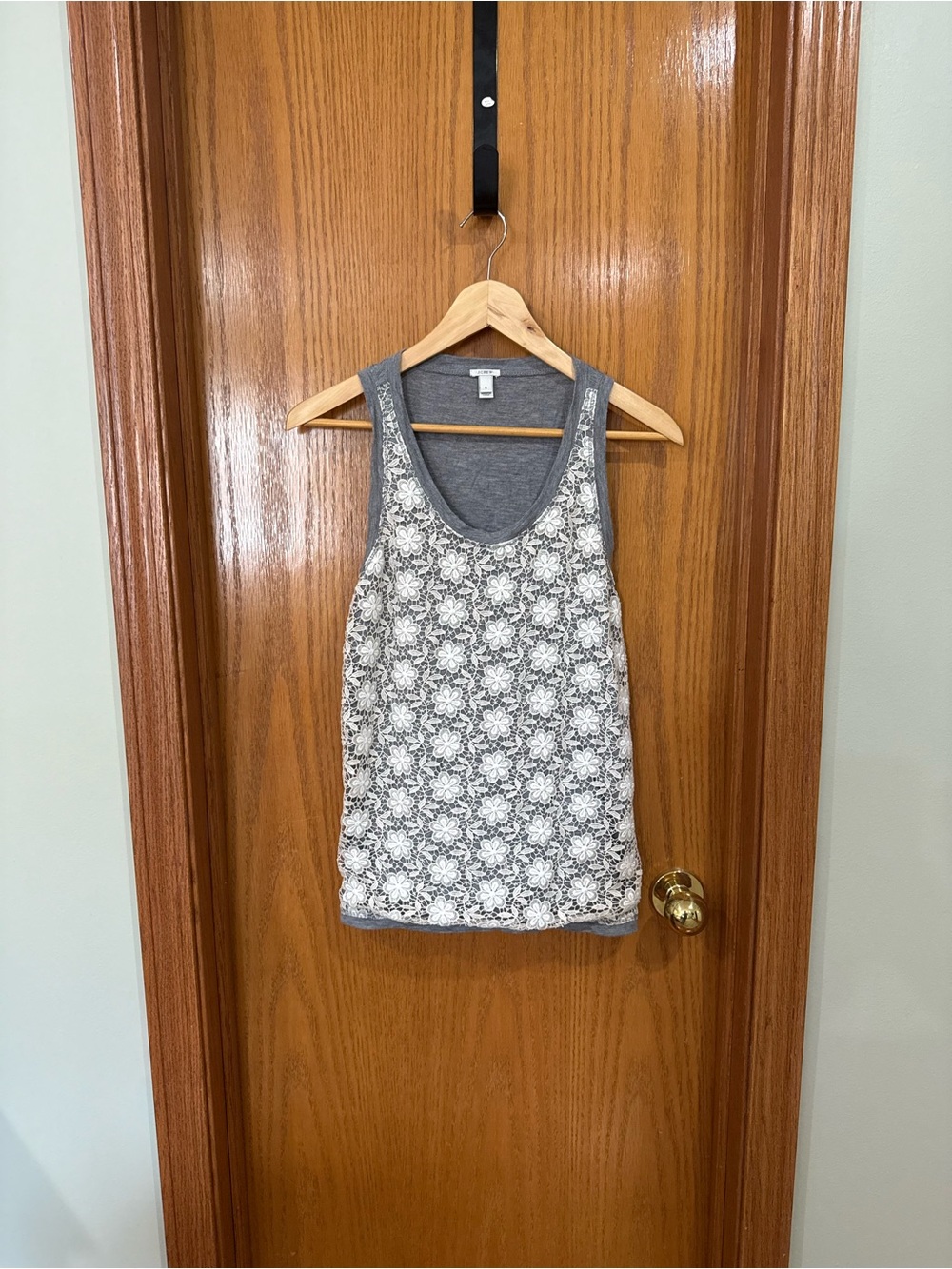 J.Crew Floral Lace Tank Top Small